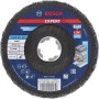 Bosch Expert Fächerschleifscheibe N475, fein, Ø 125mm, für Winkelschleifer. Zum Veredeln von Metalloberflächen.