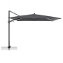 Rechteckiger Doppler Ampelschirm Anthrazit mit Dreh- & Neigungsfunktion. Perfekt für Garten, Balkon & Terrasse. UV 60 Schutz.
