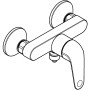 Grohe Swift Einhand-Brausebatterie für die Dusche, Chrom-Optik, schematische Darstellung.