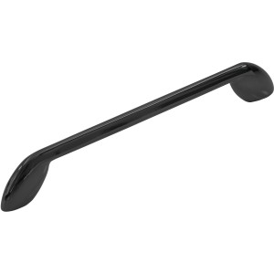 Siro Möbelgriff 2392, schwarz-chrom glänzend, Lochabstand 160mm.