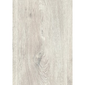 Egger Hybridboden Aquadura+ Waltham Eiche Weiß, Detailansicht der Holzstruktur.