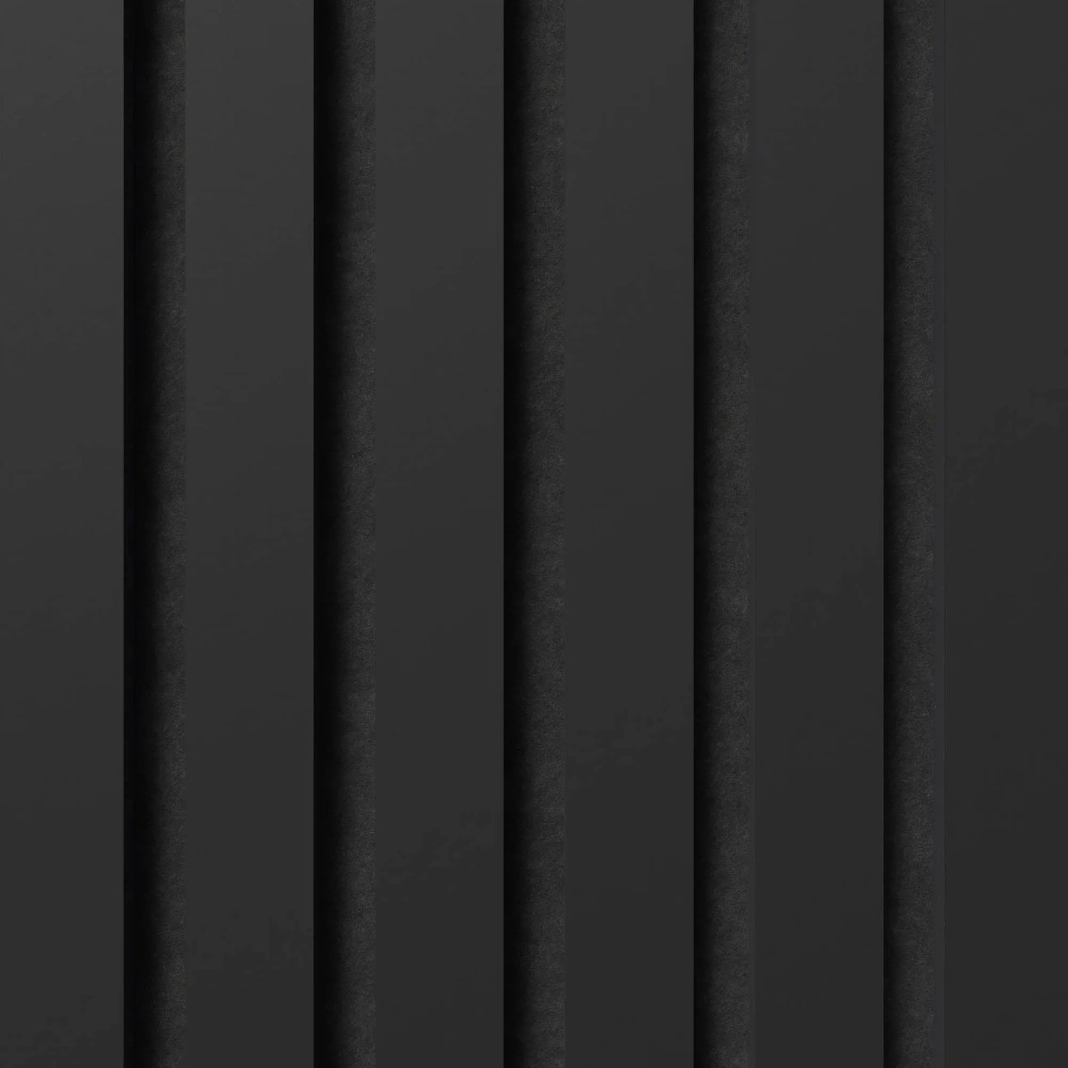 Schwarzes Akustikpaneel Linoleum Nero für Wand und Decke, 60x240 cm.