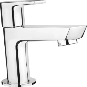 baliv Kaltwasserventil KV-4010, Chrom Waschbeckenarmatur mit eckigem Auslauf.