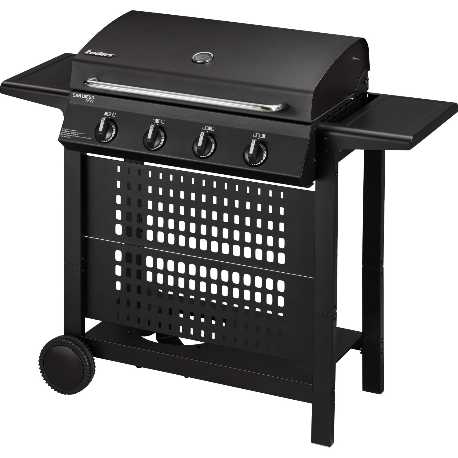 Enders Gasgrill San Diego 4 Test Enders® Gasgrill San Diego Next 4 mit 4 Brennern Schwarz kaufen bei OBI