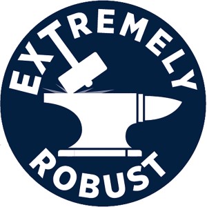 Symbol für extreme Robustheit der Varta LED-Taschenlampe Indestructible L30 Pro.