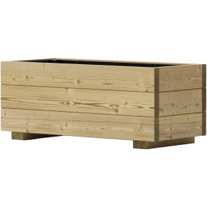 Rechteckiger Pflanzkasten Grinzing aus kesseldruckimprägnierter Fichte, 78x35 cm.