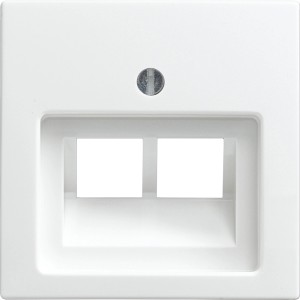 Busch-Jaeger Abdeckung für UAE-Anschlussdose, Balance SI Alpinweiß, Schalter & Taster.