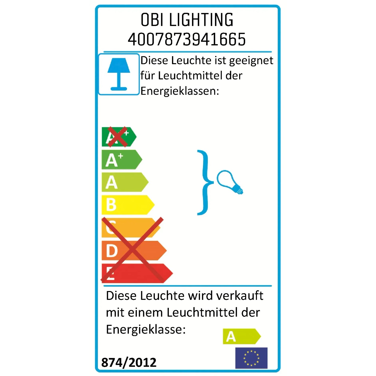 Energielabel für zzz2er Spot Trino: A. Geeignet für Leuchtmittel der Energieklassen A++ bis E.