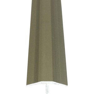 Übergangsprofil aus Edelstahl, 900 mm lang, für Laminat und Parkett.