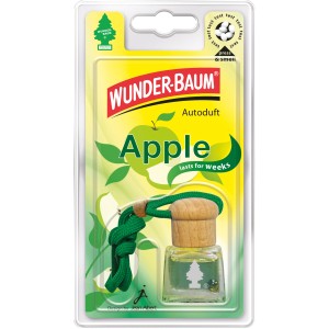 Wunderbaum Duftflakon Apple: Lufterfrischer für Auto mit Apfelduft und Kordel zum Aufhängen.