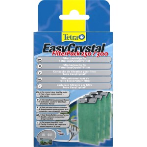 Tetratec EasyCrystal Filter Pack 250/300, 3er Pack Filterkartuschen für Aquarienfilter.
