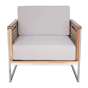 Jet-Line Lounge Set Artemis II Creme 5 Teilig Gartenmöbel mit Kissen Wetterfest