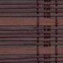 Detailansicht: OBI Bambus-Raffrollo Mataro in Teak, natürlicher Sicht- und Sonnenschutz.