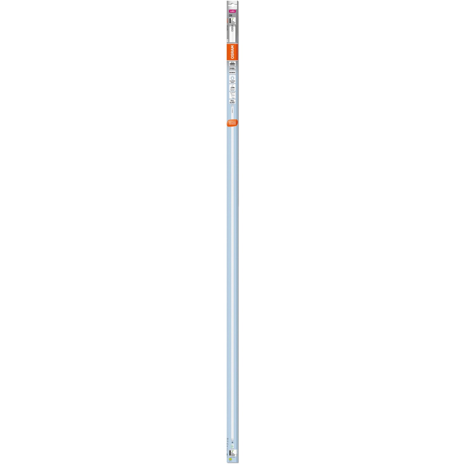 Osram LED-Leuchtstofflampe, 151cm, Kaltweiß, mit Bewegungsmelder.