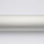 Detailaufnahme: Silbermatte Profil einer Breuer Fara Eckdusche mit Klarglas.