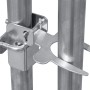 Detailaufnahme: Metallverbinder für Zipper Heimtiergehege ZI-CR322, Nagerstall.