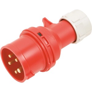PCE CEE Stecker 5-polig IP44 16 A Rot