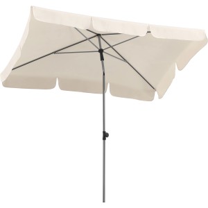 Schneider Balkonschirme Locarno 180 cmx 120 cm Natur mit Push-Up Mechanik