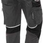 Kübler Pulse Bundhose Woman, anthrazit/schwarz, Gr. 52. Arbeitskleidung mit vielen Taschen und ergonomischem Schnitt.