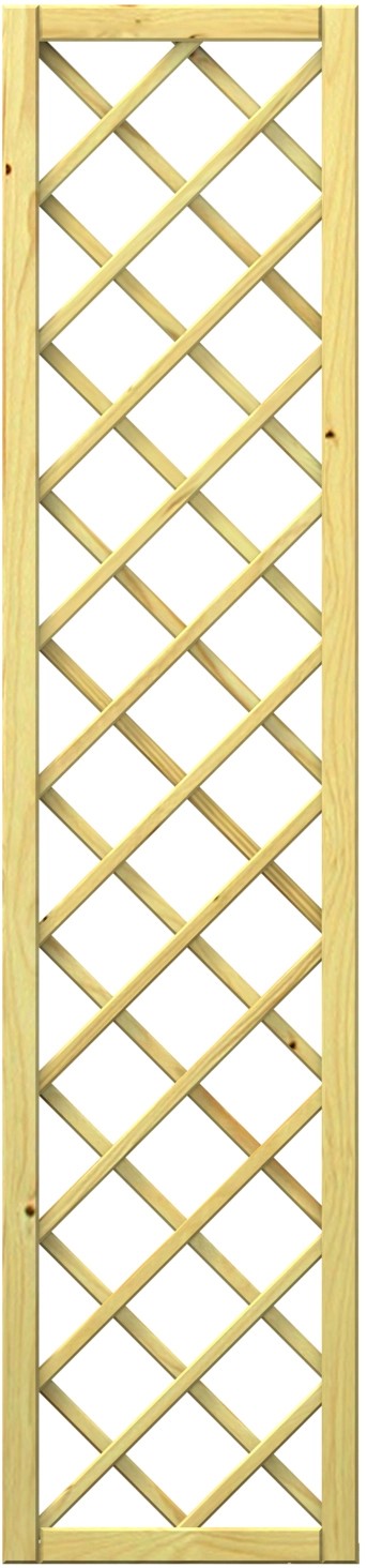 SichtschutzzaunElement Clematis Diagonalgitter druckimprägniert 178 cm