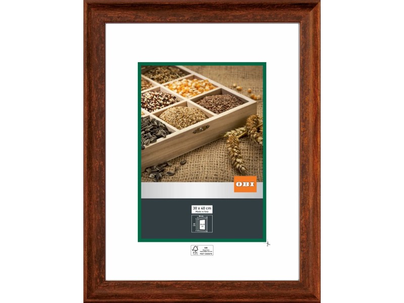 Maryland Holzrahmen – Brauner Wechselrahmen 20x28 Cm Aus Massivem Holz, Made In Germany