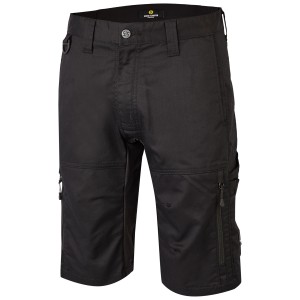 Schwarze Hans Schäfer Workwear Shorts Artemis Gr. 50 mit Taschen und Reißverschlüssen.