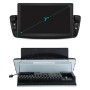 Junsun 7 Zoll Autoradio, schwarz, mit Touchscreen und Bedienelementen. Vorder- und Rückansicht des Geräts für PEUGEOT, Citroen, Toyota.