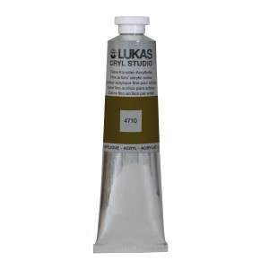 Lukas Cryl Studio Acrylfarbe Umbra Natur in Aluminiumtube, 75ml, für Künstler.