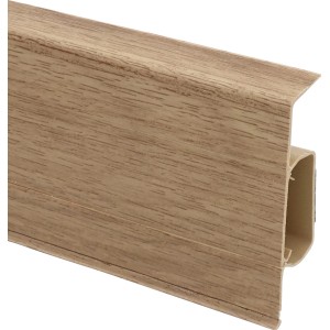 Kabelkanalleiste Cubica 60 sk Royal Elm, 22x60x2500 mm, zur unsichtbaren Kabelverlegung.