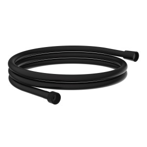 Schwarzer Schütte Brauseschlauch aus Kunststoff, 200 cm lang.