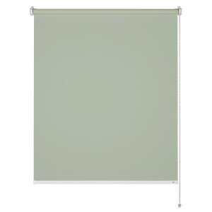 Schöner Wohnen Tageslicht-Rollo Tizia, 45x150 cm, Grün, für Fenster, blickdicht und lichtdurchlässig.