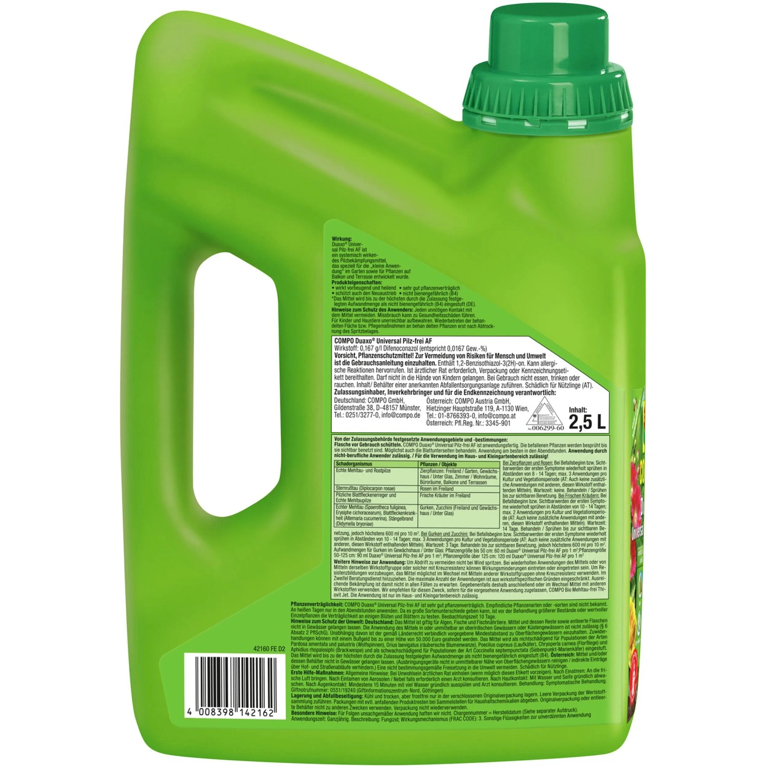 Compo Fungizid Universal Pilz-frei AF Duaxo 2,5 l kaufen bei OBI