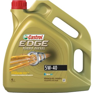 Castrol Edge Turbo Diesel 5W-40 Motoröl, 4 Liter Kanister.