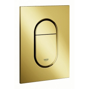 Grohe Arena Cosmopolitan S WC-Drückerplatte, Nickel gebürstet.