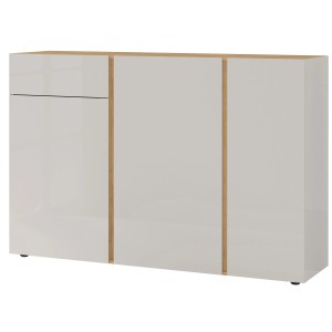 Germania Sideboard, 152x103x43 cm, Eiche Beige, mit Schublade und Türen. Modernes Design.