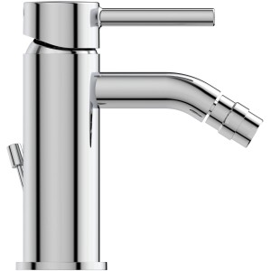 Ideal Standard Bidetarmatur Ceraline in Chrom, moderne Badarmatur für Bidet mit Wassersparfunktion.