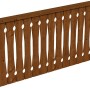 Skan Holz Brüstung Balkonschalung, 180x96 cm, Fichte Nussbaum, Zubehör für Lauben & Pavillons.