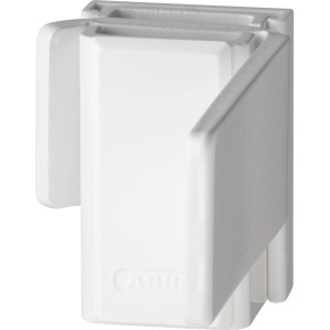 Abus Sicherheitswinkel SW20, Teil des Fenster-Sicherheitspakets 2, aus Stahl, weiß.