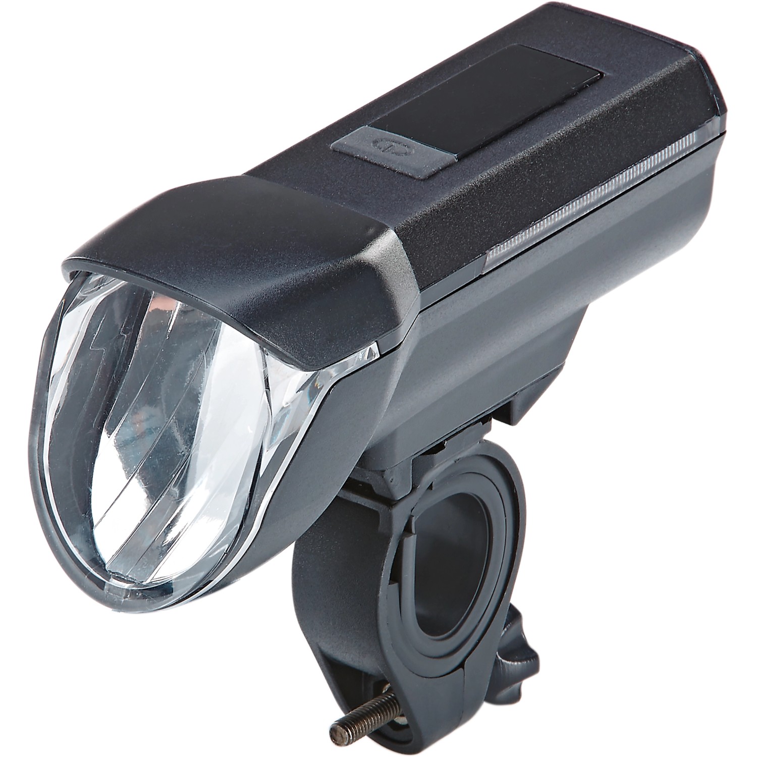 Prophete LED Akku-Fahrradlampe, Frontleuchte mit Halterung, aufladbar per USB-C.