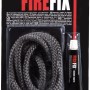 Firefix Keramikkordel (Ø 12mm) mit Kleber für Kamin- und Ofentüren.