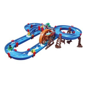 AquaPlay - Wasserbahn WaterWheel - 53-teiliges Spieleset
