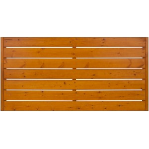 Sichtschutzzaunelement Faro Pinie lackiert 90 cm x 180 cm