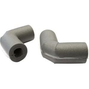 NMC Climatube Bogen selbstklebend, 15 mm Durchmesser, zur Heizungsrohr-Isolierung.
