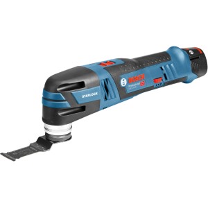 Bosch Professional Akku-Multicutter GOP 12V-28 mit Akku und Zubehör in L-Boxx.