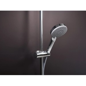 Hansgrohe Vernis Blend Duschsystem mit Kopf- und Handbrause, Chrom.