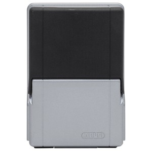 Abus KeyGarage 727 Mini Schlüsseltresor für Wandmontage, silberfarben.