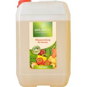 Biplantol Pflanzenstärkungsmittel Gemüse, 5 l Kanister zur Stärkung von Gemüsepflanzen.