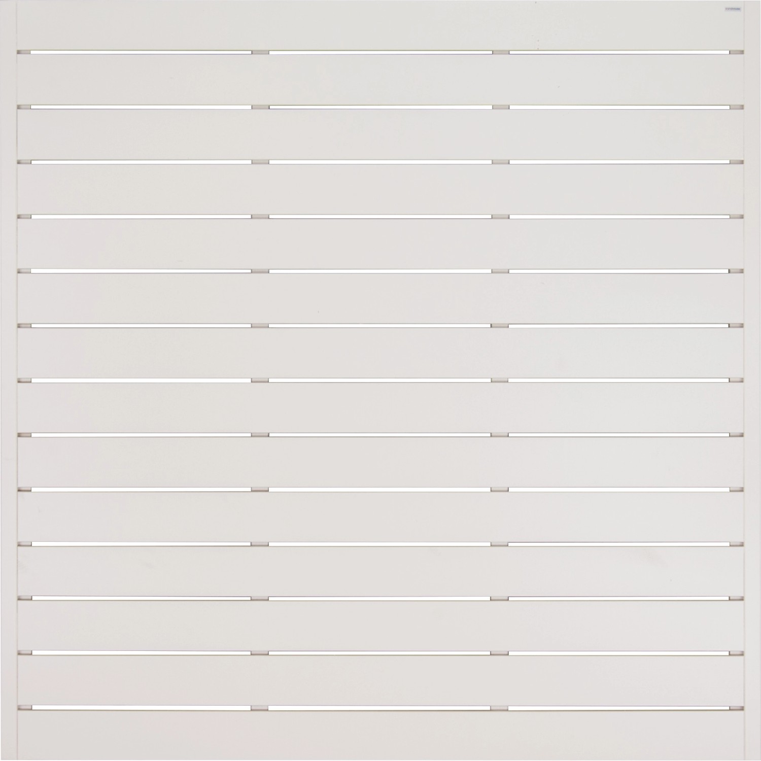 Lackiertes Sichtschutzzaunelement Faro Cream, 180x180 cm, aus Holz für den Garten.