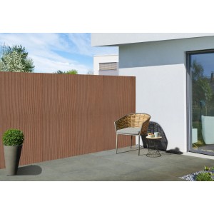 Floraworld Sichtschutz Premium Plus 180 cm x 300 cm Hellbraun