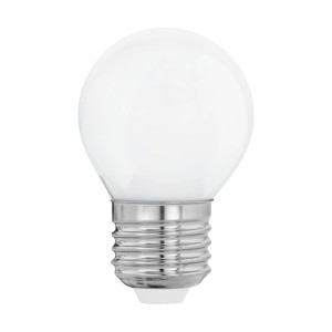 Eglo E27 LED Leuchtmittel in Globeform, 4W, warmweißes Licht für Wohnräume.